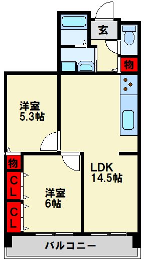 第17共立ビル 間取り