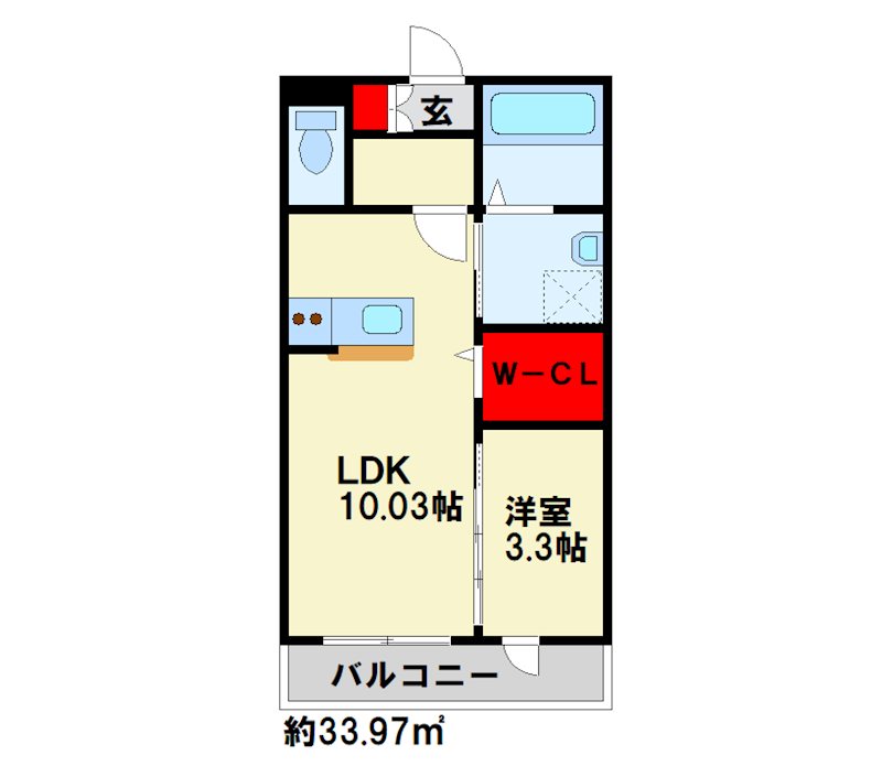 エスサイト行橋 間取り