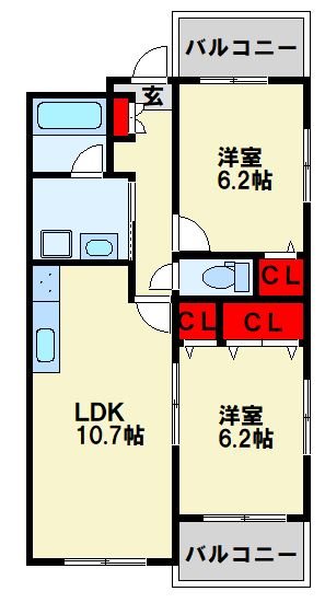 プレステージ緑ヶ丘 間取り