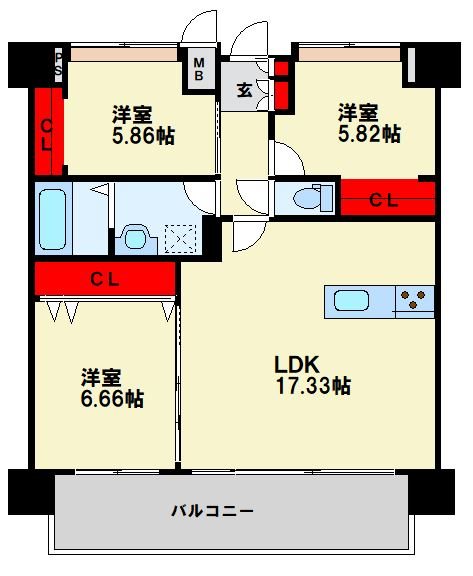 LEGEND TAKAMI 間取り