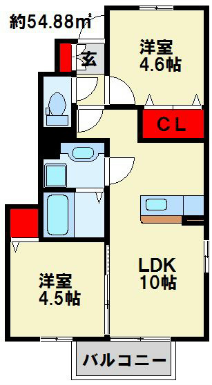 メゾンプランタニエールキャトル 間取り