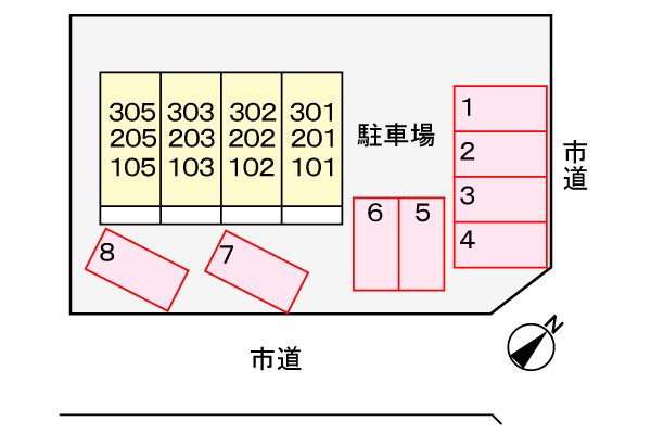 サンパーク田原 駐車場