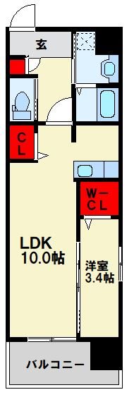 Fu-ton4祇園さくら坂 間取り