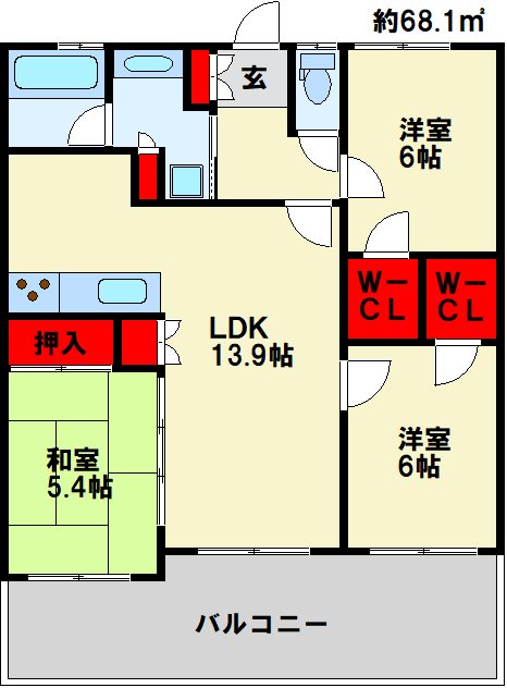 ポレスタータワー 大手町 リーモ 間取り