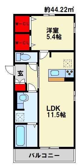 D-ROOM藤田 A棟 間取り