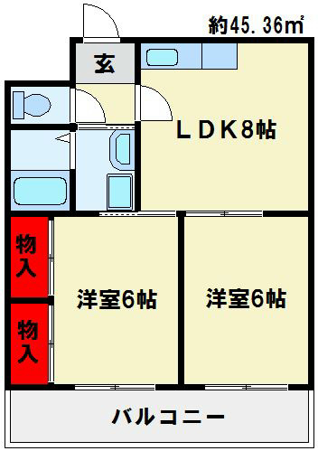 第一古船場マンション 間取り