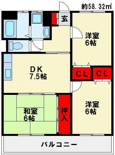 サンフェリカ篠崎 間取り