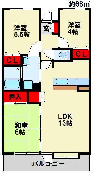 アーベイン大手町 間取り
