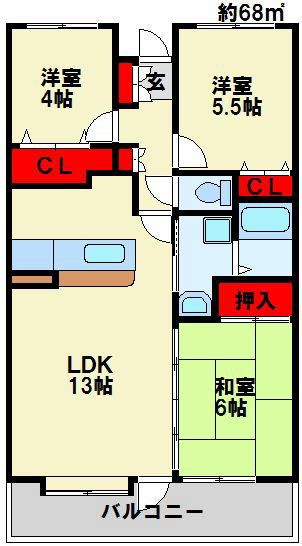 アーベイン大手町 間取り