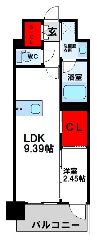福岡県北九州市小倉北区黄金１丁目 間取り