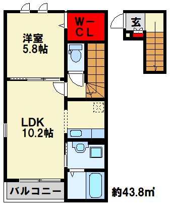 エレガントサキタ Ａ棟 間取り
