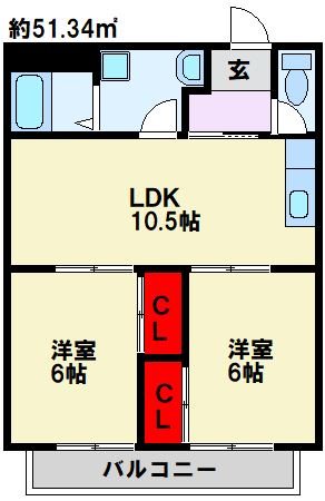 シャルダン学園台 間取り