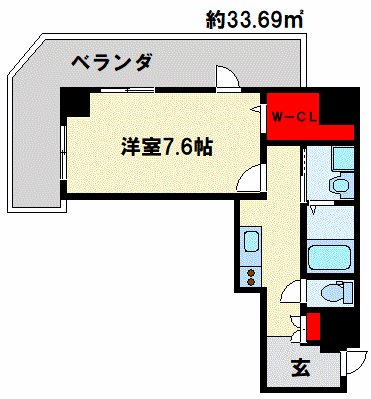福岡県北九州市八幡東区昭和３丁目 間取り