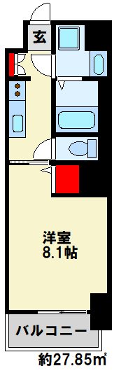 福岡県北九州市小倉北区中津口２丁目 間取り