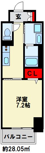 福岡県北九州市小倉北区中津口２丁目 間取り