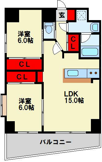S-FORT小倉 間取り