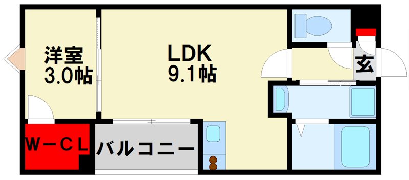 福岡県北九州市戸畑区新池２丁目5514-4 間取り