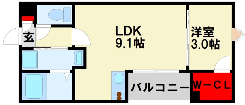 福岡県北九州市戸畑区新池２丁目5514-4 間取り