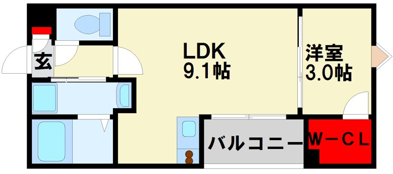 福岡県北九州市戸畑区新池２丁目5514-4 間取り