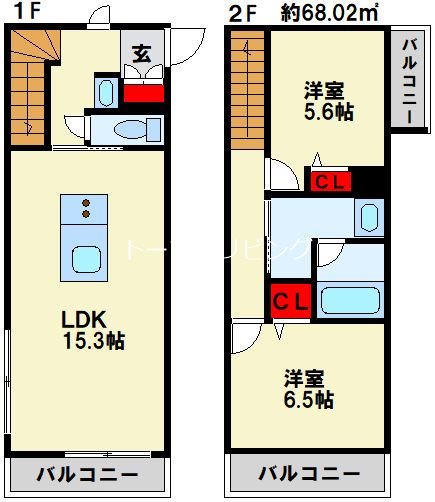 シャーメゾンソマジョカーレ 間取り