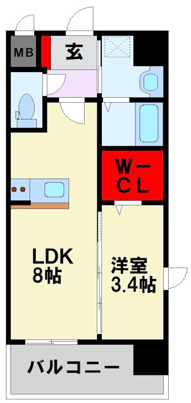 YSP黒崎 間取り
