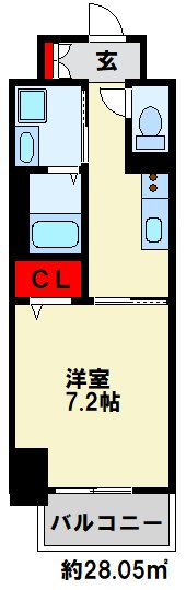 福岡県北九州市小倉北区中津口２丁目 間取り