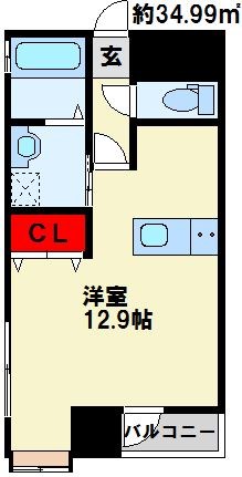 アヴィタシヨン浅生通り  間取り