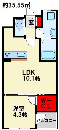 アヴニール吉志  間取り