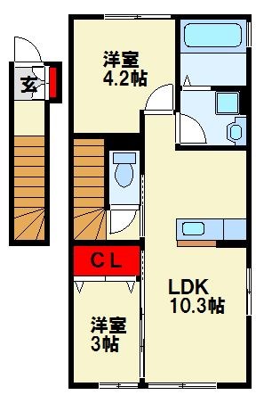 グランジュデ B棟 間取り