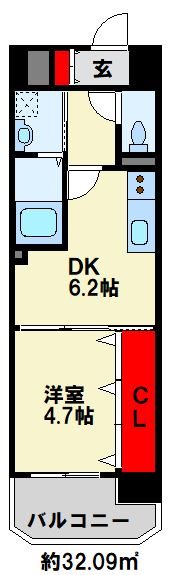福岡県北九州市戸畑区浅生２丁目 間取り