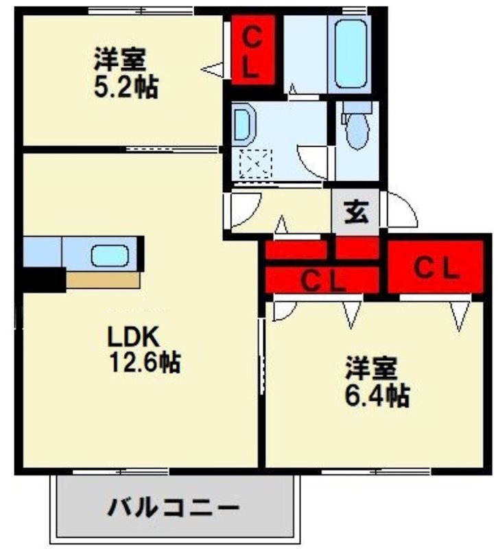 MJSKY A 間取り