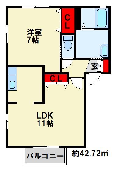 グリーンヒルⅡ 間取り
