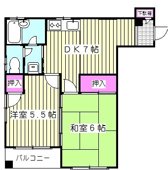 パインヒルマンション 間取り