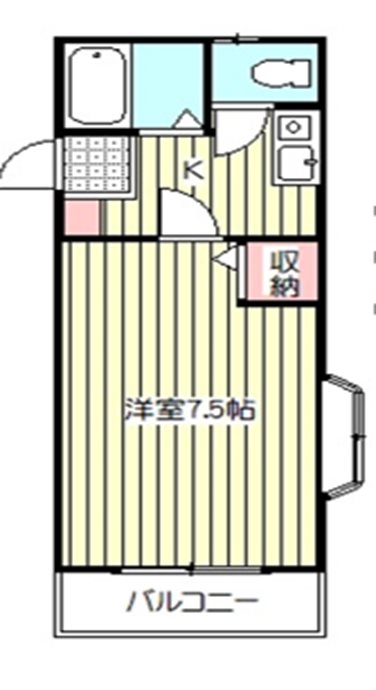 メゾンドルチェ 202号室 間取り