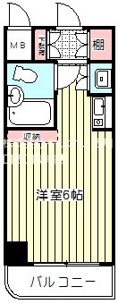 806号室 間取り