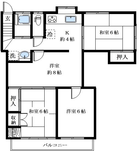 建て替え専用戸建（善福寺2丁目） 間取り