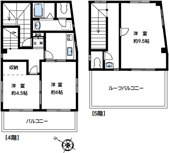 クレステ荻窪 間取り