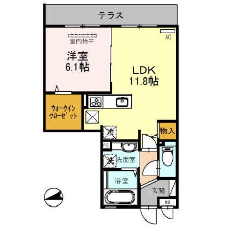 ガーデンパレス箕面A 間取り