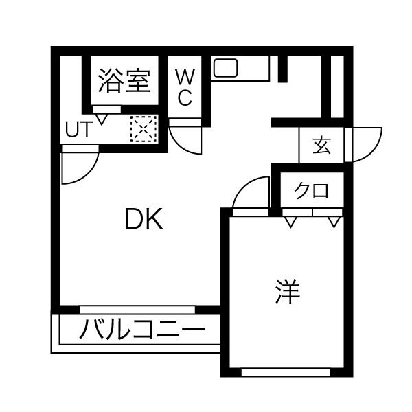 エフアール船場西 間取り