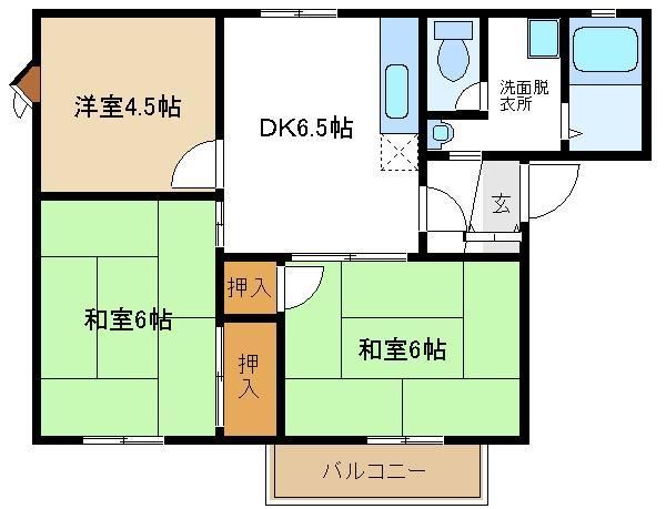リバーサイドハイツ 間取り