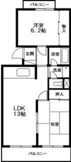 フォルク北千里Ｋ棟 間取り