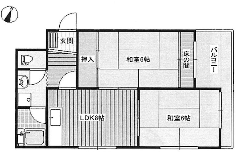 コーポサニープレイス 間取り