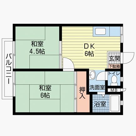 グリーンみのお 間取り