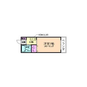 コージィコート瀬川Ⅱ 間取り