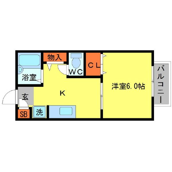 ジュネスハイム仲辻 間取り