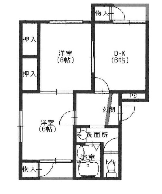 La Casa箕面（ラ　カーサ箕面） 間取り