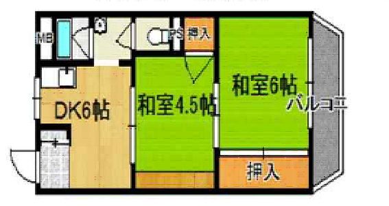 フォレストテラス箕面（コーポラス・クーポ） 間取り