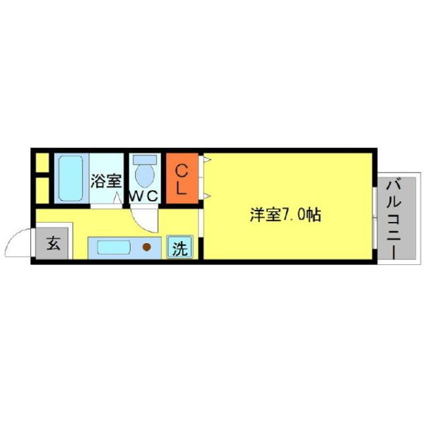 ヴィラプレフェールⅡA棟 間取り