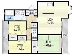 ラヴィベール箕面 間取り