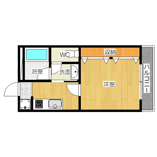 サンフラッツ新大阪　別館 間取り
